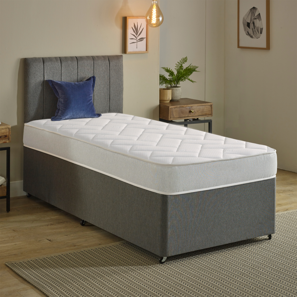(2ft6 Small Single Mattress - 75cm x 190cm) Hybrid Spring and Memory Foam Mattress - Soft Firmness-image-OPC-PHCHHRZ-NEW