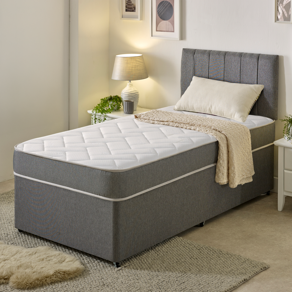 (European Small Single Mattress - 80cm x 200cm) Large Brick Hybrid Mattress - 19cm Deep, Soft Firmness-image-OPC-PHCHH58-NEW