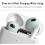 (Clear) For Apple Airpods3 Case Earpod Cover Ear Hook Earbuds Ear Tips Silicone Thin New 3