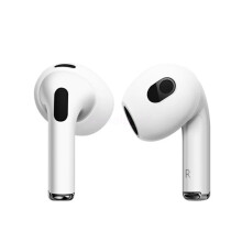 (White) For Apple Airpods3 Case Earpod Cover Ear Hook Earbuds Ear Tips Silicone Thin Hot