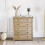 Vida Designs Panama 5 Drawer Chest Rustic Pine Bedroom Storage 2