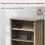 Vida Designs Panama 1 Drawer Bookcase Solid Pine Oak Finish 3
