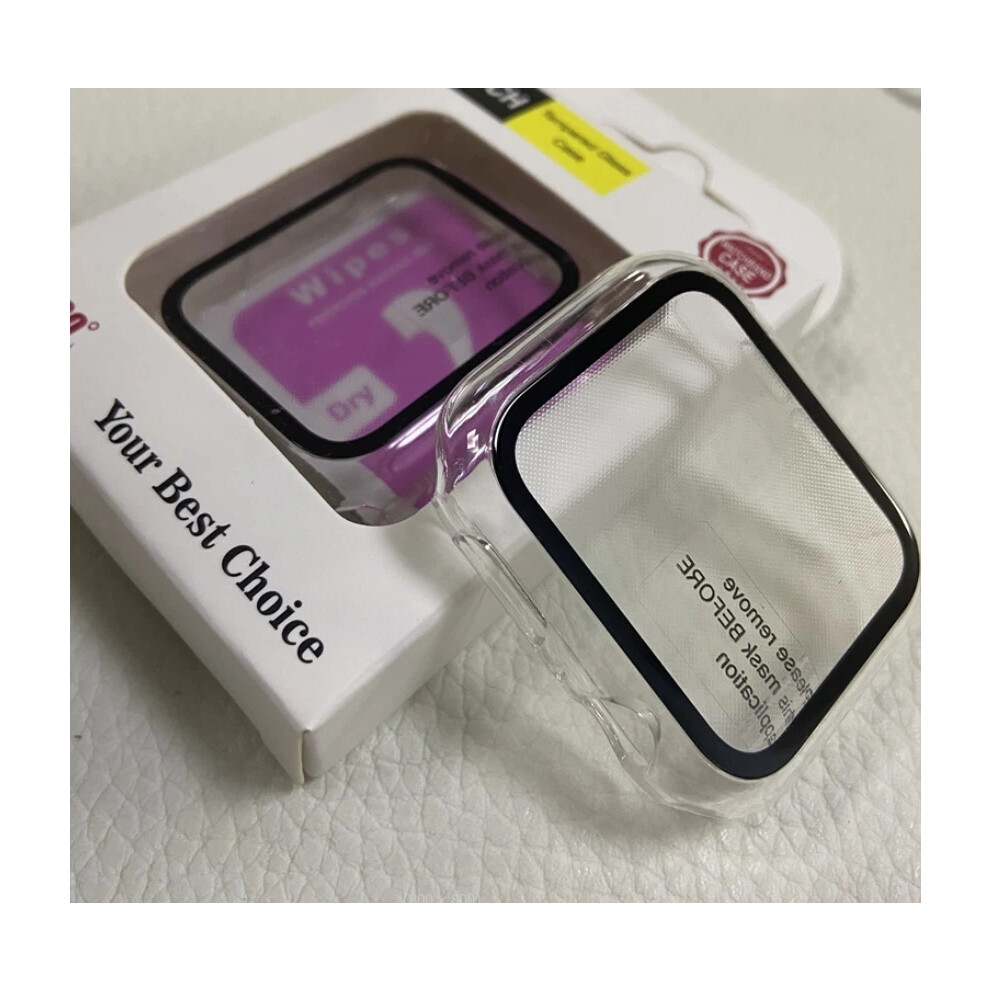 (Clear, For Apple Watch 44Mm) For Apple Watch Series 7 6 5 4 Se S8 Iwatch Matte Protective Screen Cover Case 4069369106835