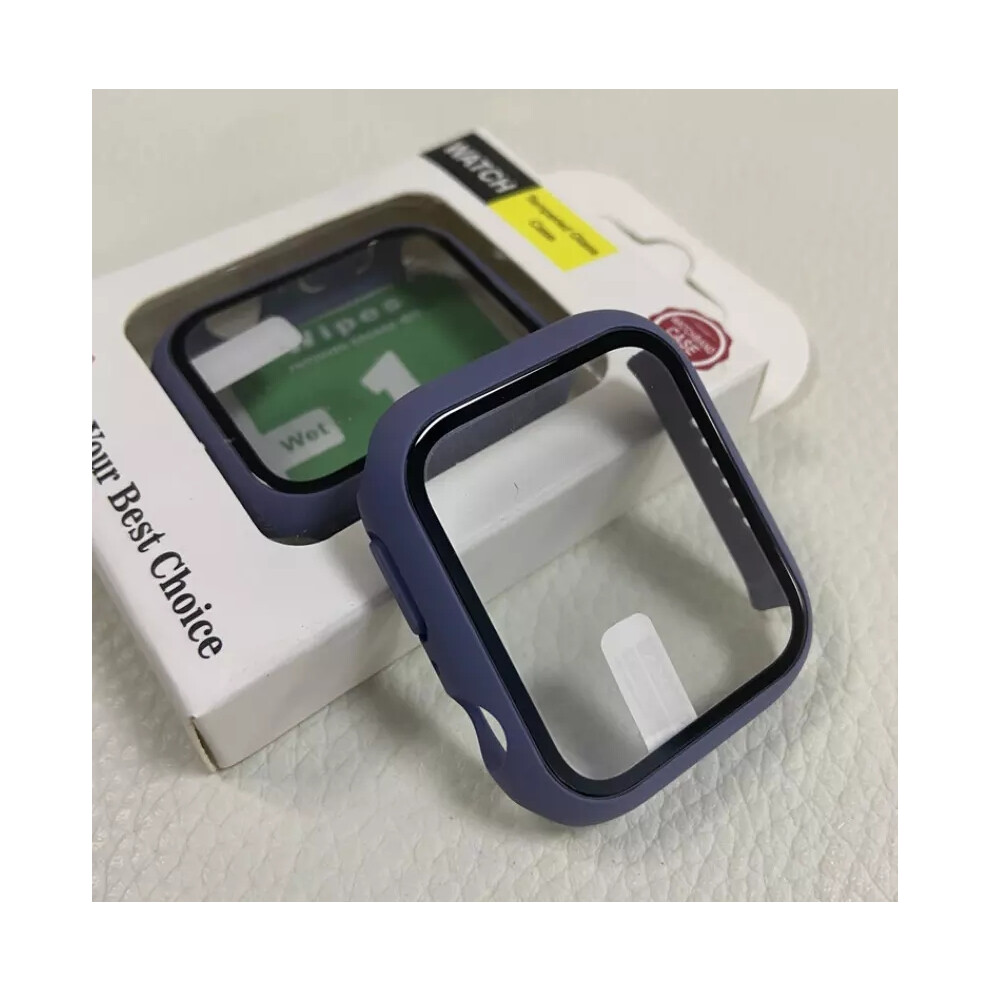 (, For Apple Watch 44Mm) For Apple Watch Series 7 6 5 4 Se S8 Iwatch Matte Protective Screen Cover Case Lavender 4069369107320