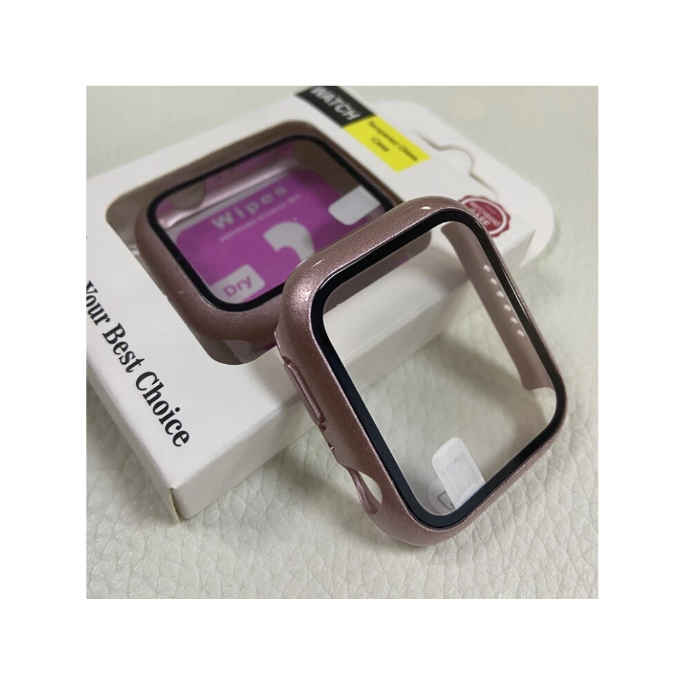 (Rosegold, For Apple Watch 49Mm) For Apple Watch Series 7 6 5 4 Se S8 Iwatch Matte Protective Screen Cover Case Hot 4069369111334