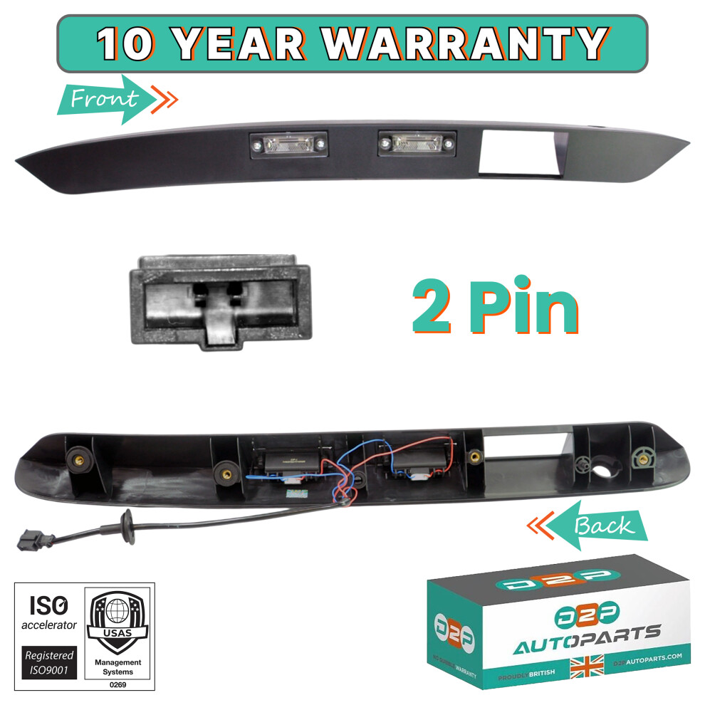 REAR DOOR TAILGATE BOOT TRIM HANDLE FOR VOLKSWAGEN CADDY III IV 2K5827574S9B9 - Image 5
