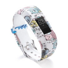 (Cartoon, S) Replacement Band Junior Buckle Strap Secure Wristband For Garmin Vivofit 3 JR2 New