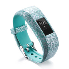 (Cloud, L) Replacement Band Junior Buckle Strap Secure Wristband For Garmin Vivofit 3 JR2 New