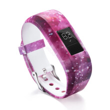 (Starry, S) Replacement Band Junior Buckle Strap Secure Wristband For Garmin Vivofit 3 JR2 New