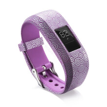 (Purple Cloud, S) Replacement Band Junior Buckle Strap Secure Wristband For Garmin Vivofit 3 JR2 Hot