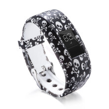 (Skull, S) Replacement Band Junior Buckle Strap Secure Wristband For Garmin Vivofit 3 JR2 Hot
