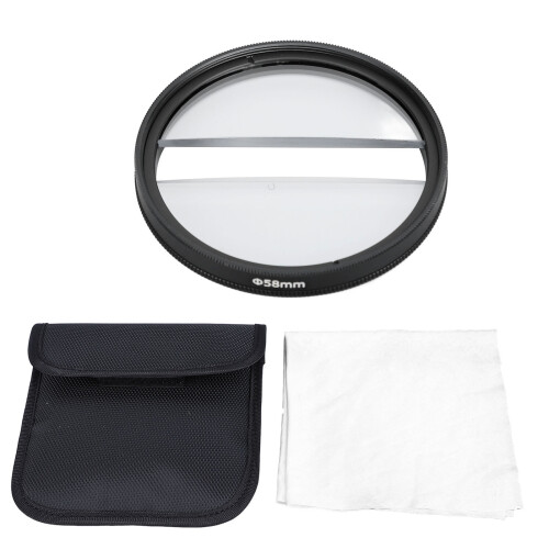58mm Doppel-Halbmond-Zentrum-Split-Diopter-Filter 1