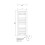 (300mm W x 800mm H) Chrome Electric Smart WiFi Controlled Heated Towel Rail Flat 7 Day Programmable Timer App Compatibility 10