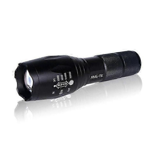 Xml-t6 Outdoor Flashlight Torch with Adjustable Focus Zoom, Handheld Flashlight Bright 900 Lumens Pocket Torch