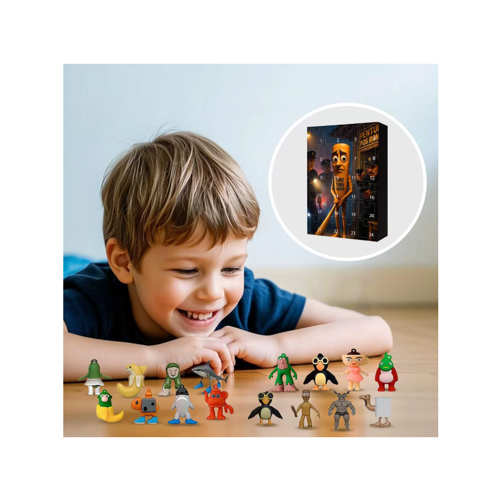 Brainrot Italian Al 24 Days Countdown Advent Calendar