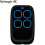 (blue) Ecostar Rsz1 Rsc2 Rse2 Garage Remote Control 4 Buttons 433mhz High Quality Ecostar Remote Control Gate Garage Door Command 1
