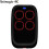 (red) Ecostar Rsz1 Rsc2 Rse2 Garage Remote Control 4 Buttons 433mhz High Quality Ecostar Remote Control Gate Garage Door Command 1