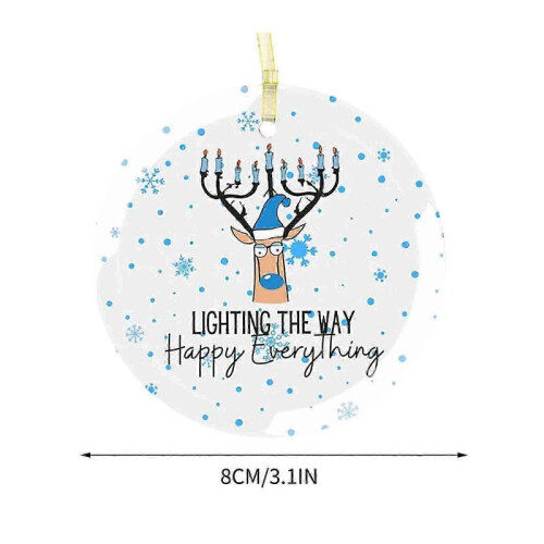 (G) Christmas Hanukkah Decoration Pendant Christmas Decorations Clearance 2