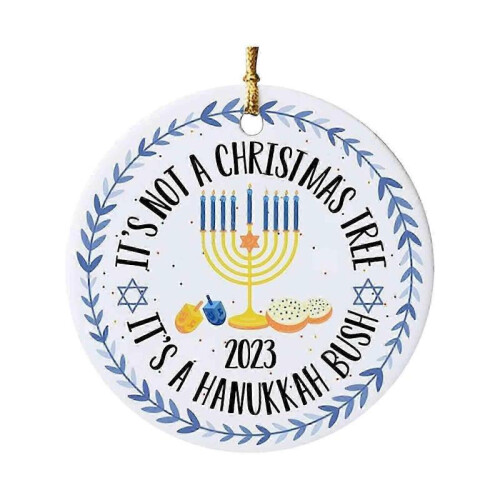 (A) Christmas Hanukkah Decoration Pendant Christmas Decorations Clearance 1
