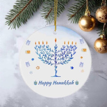 (C) Christmas Hanukkah Decoration Pendant Christmas Decorations Clearance
