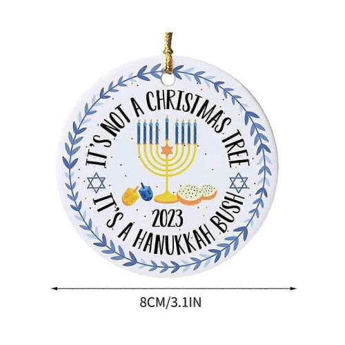 (A) Christmas Hanukkah Decoration Pendant Christmas Decorations Clearance 2