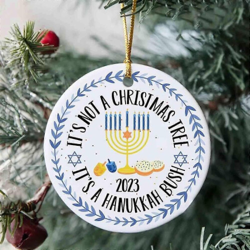 (A) Christmas Hanukkah Decoration Pendant Christmas Decorations Clearance
