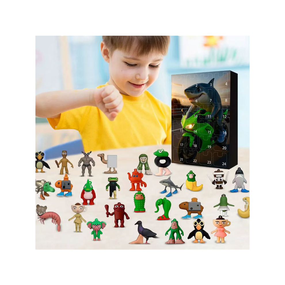 Brainrot Italian Al 24 Days Countdown Advent Calendar Toys Xmas Gifts