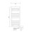 (400mm W x 800mm H) Chrome Electric Smart WiFi Controlled Heated Towel Rail Flat 7 Day Programmable Timer App Compatibility 10