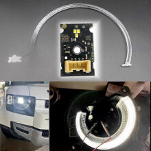 (Right DRL and CHIP) For Land Rover Defender 2020 22021 2022 2023 Car Drl Headlight Light Guide Strip Daytime Running Light Tube Bar Drl Chip Board