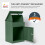 (Green) Smart Parcel Box® Medium Front Access Drop Box 4