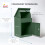 (Green) Smart Parcel Box® Medium Front Access Drop Box 10