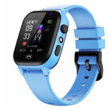 (Blue) Kids 4G Smart Watch GPS Location Video Call Touchscreen Waterproof Kids Watch'