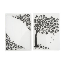 2pcs Embossing Folders Plastic Material Decorative