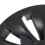 4Pcs 18in Wheel Hubcap Matte Black Cool Sporty 13