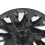 4Pcs 18in Wheel Hubcap Matte Black Cool Sporty 15
