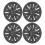 4pcs Hubcaps Wheel Rim Cover Hubcaps Replacement 4