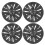 4pcs Hubcaps Wheel Rim Cover Hubcaps Replacement 1