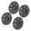 4pcs Hubcaps Wheel Rim Cover Hubcaps Replacement 10