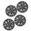 4pcs Hubcaps Wheel Rim Cover Hubcaps Replacement 9