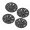 4pcs Hubcaps Wheel Rim Cover Hubcaps Replacement 8