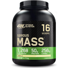 Optimum Nutrition Serious Mass Protein Powder High 8 Servings 2.73 kg