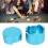 Billiard Chalk Case Round Aluminum Alloy Pool Cue 11