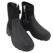 5mm Neoprene Diving Boots with Rubber Sole, Size 9 High Top Wading Water Shoes