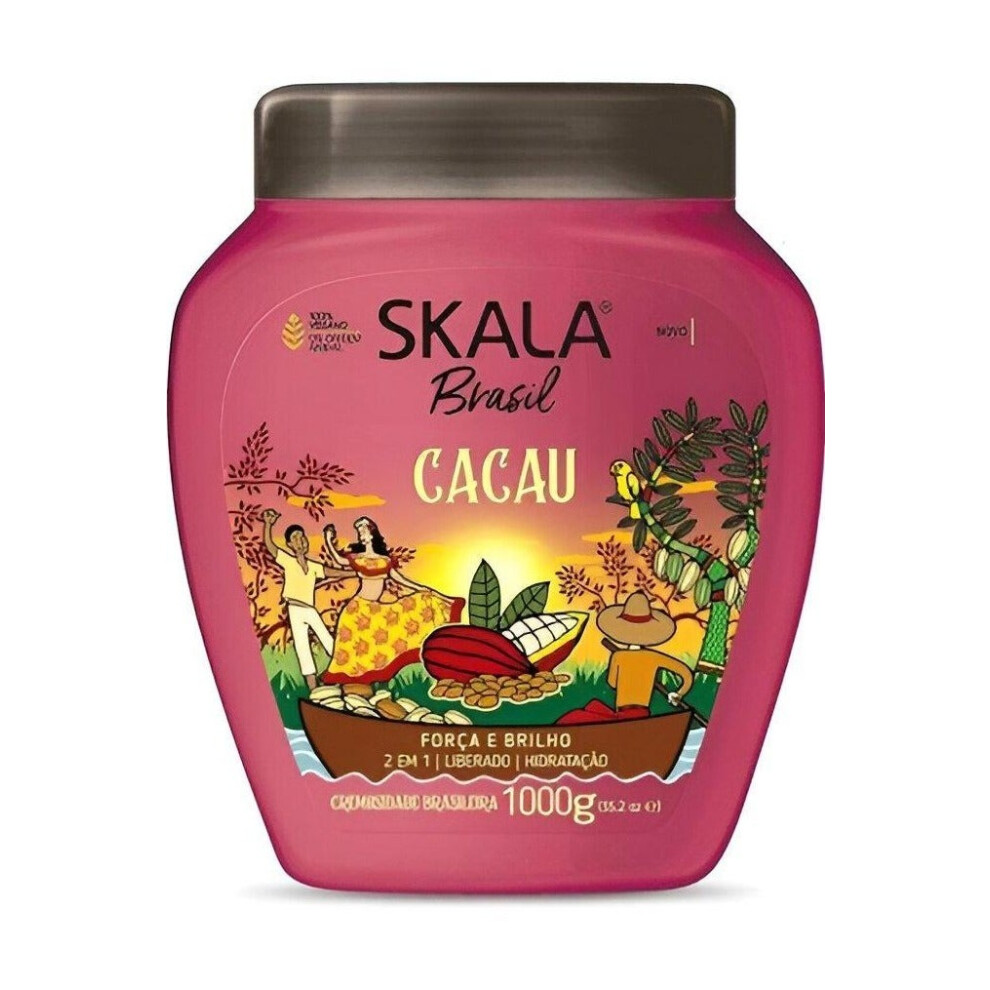 Cream Skala Cocoa Hair For Weak Hair |Enriched With Cocoa For Deep Nourishment And Strength - 1000G