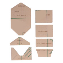 7Pcs Card Package Acrylic Template Accurate