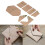 7Pcs Card Package Acrylic Template Accurate 12