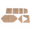 7Pcs Card Package Acrylic Template Accurate 7