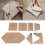 7Pcs Card Package Acrylic Template Accurate 11
