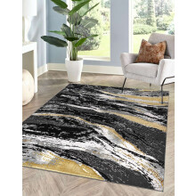(Black, 160 x 230 cm) Runner Rugs Living Room Bedroom Carpet Floor Mats