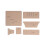 6Pcs Long Wallet Acrylic Template Accurate Cutting 1